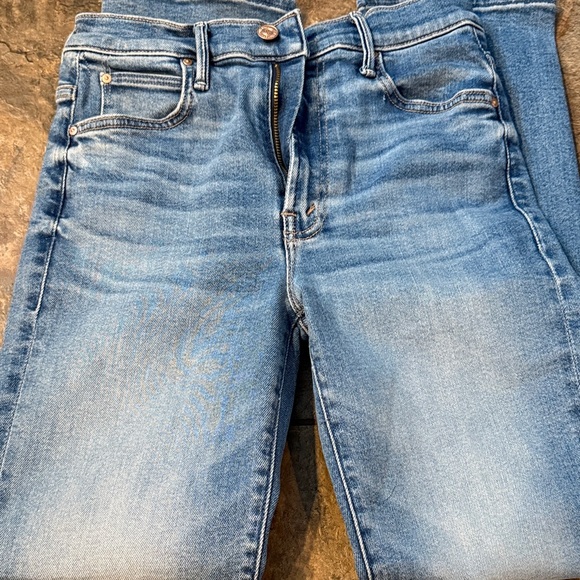 Mother high waisted Rascall Flood  Blue Women's Jeans - Picture 6 of 7